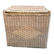 Vintage rattan and wicker trunk, chest