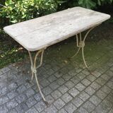 Dining garden of wood and wrought iron early twentieth