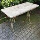 Dining garden of wood and wrought iron early twentieth