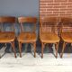 Suite of 4 bistro chairs