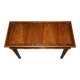 Pair of console tables David Linley 1993 walnut burr
