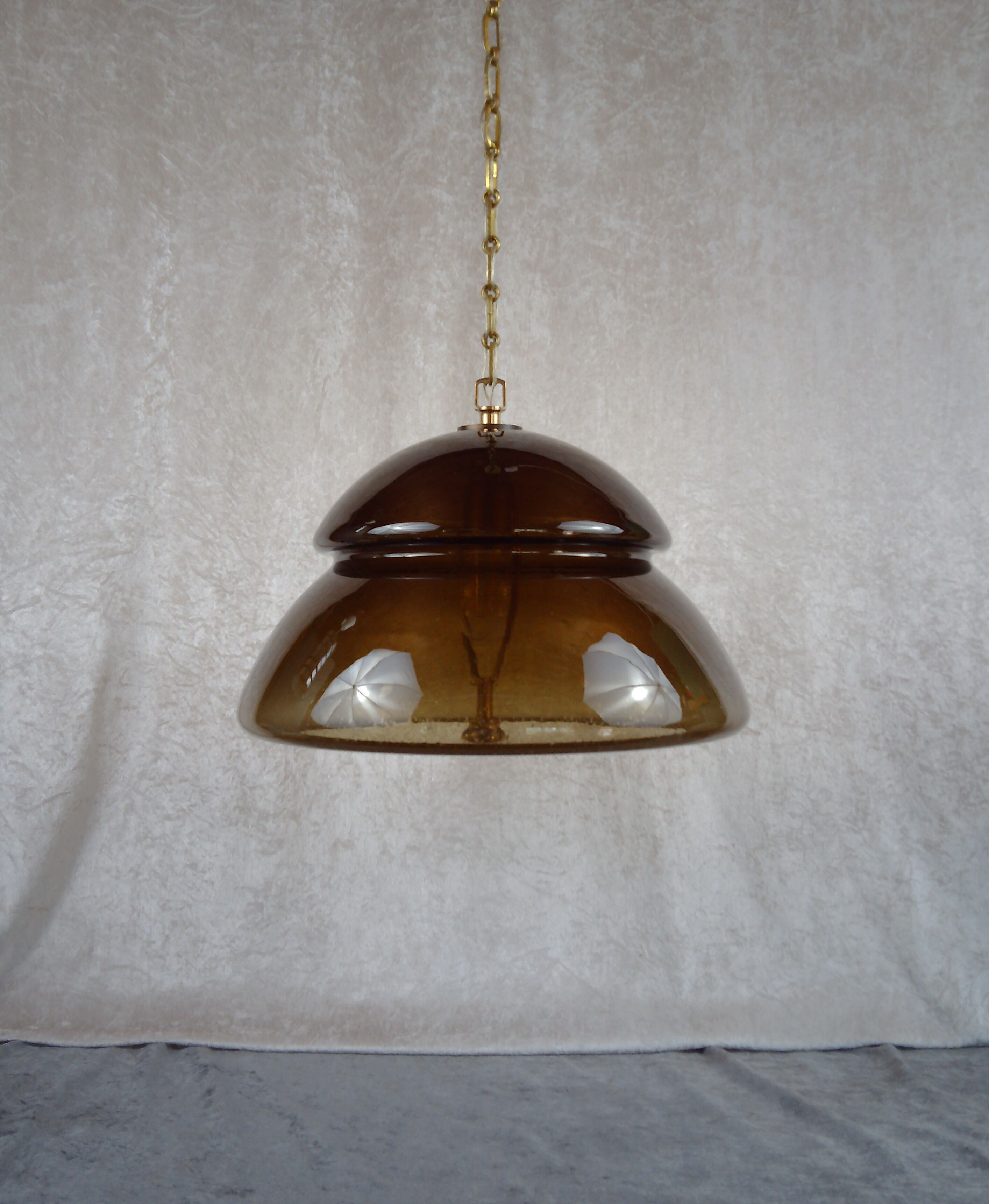Glass pendant by Carl Fagerlund for Orrefors 1960