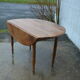 Oval dining table folding