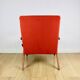 B-310 VAR armchair orange structural velvet - 2 pieces available