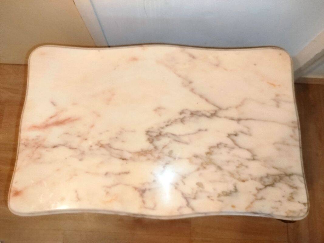 Marble coffee table