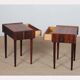 Paire de chevets scandinaves en palissandre de Rio, 1960