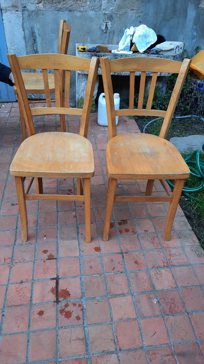 Lot de 8 chaises bistrot