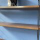 3 teak wall shelves, Nils Strinning 75 cm