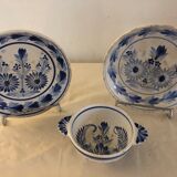Quimper plates and bowl