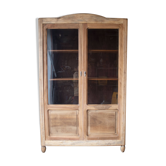 Antique glass-fronted wardrobe from Paris