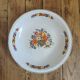 Plat creux Digoin, corbeille de fleurs