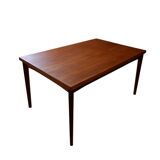 Extendable teak dining table, 1960s