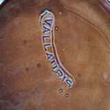 Large Vallauris ceramic bowl from the 1960s/70s in bright colors