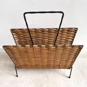 Vintage magazine stand / magazine basket