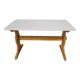 Wooden monastery table