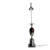 Lampe Ananas en chrome et bakélite Ambre style de la Maison Charles - 1970