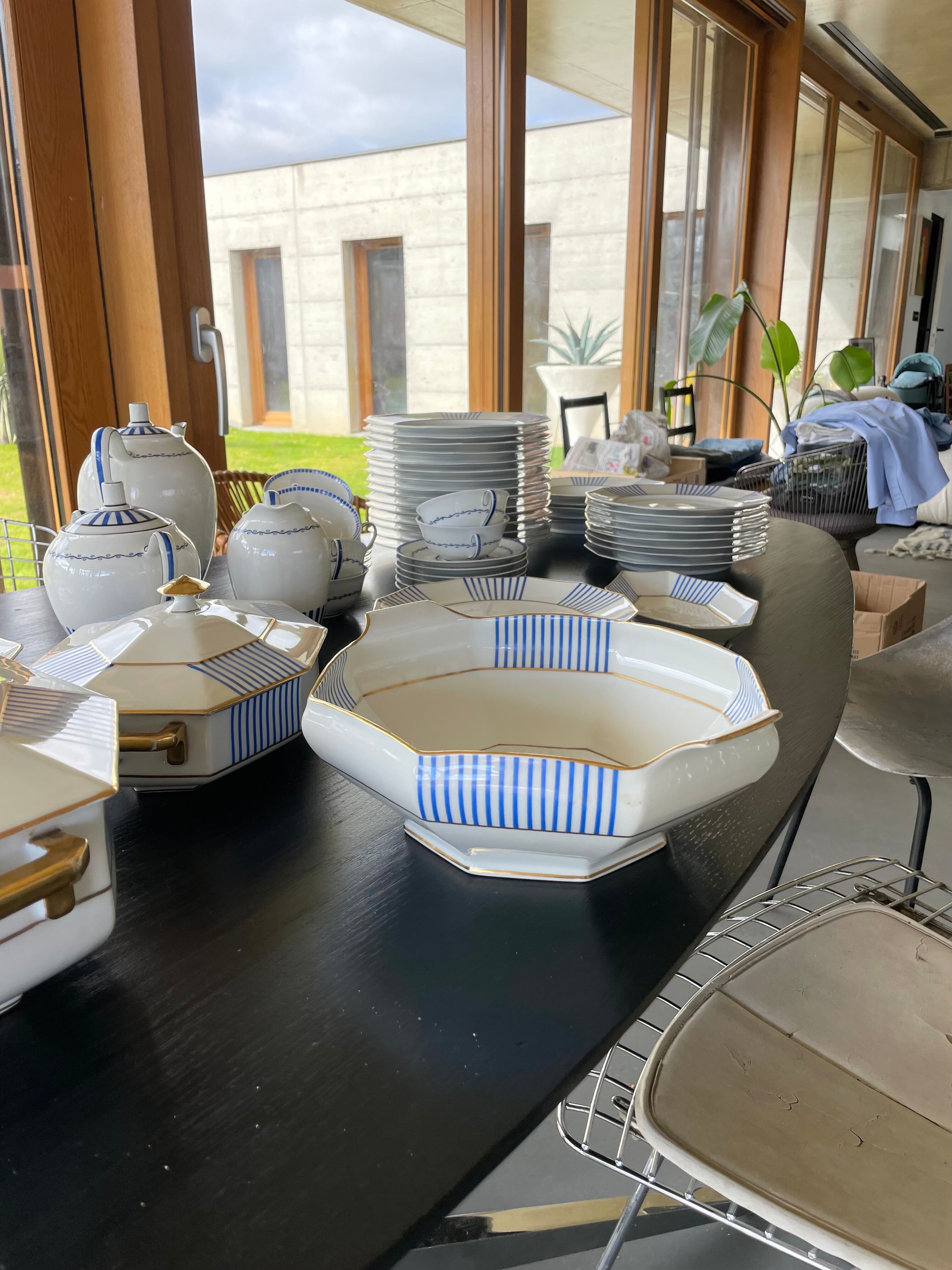 Set XXL crockery Limoges A.Lanternier