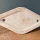 White porcelain towel rack, early twentieth century