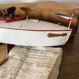 Jouet vintage, bateau JEP “Rubans Bleus”, 1938