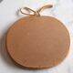 Vintage rattan apple mirror