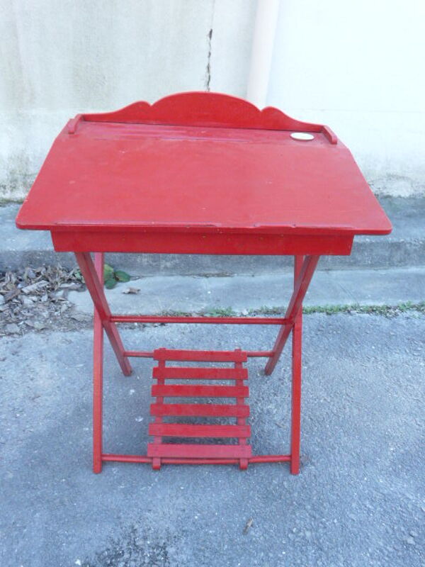 Bureau enfant vintage pliant