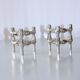 Set of 4 modular Nagel candlesticks from the 70s