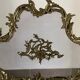 Paravent de cheminée vintage de style français en bronze ouvragé