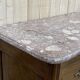 Regency period chest of drawers in amaranth and marble top - 18th century