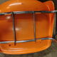 Série de quatre chaises orange