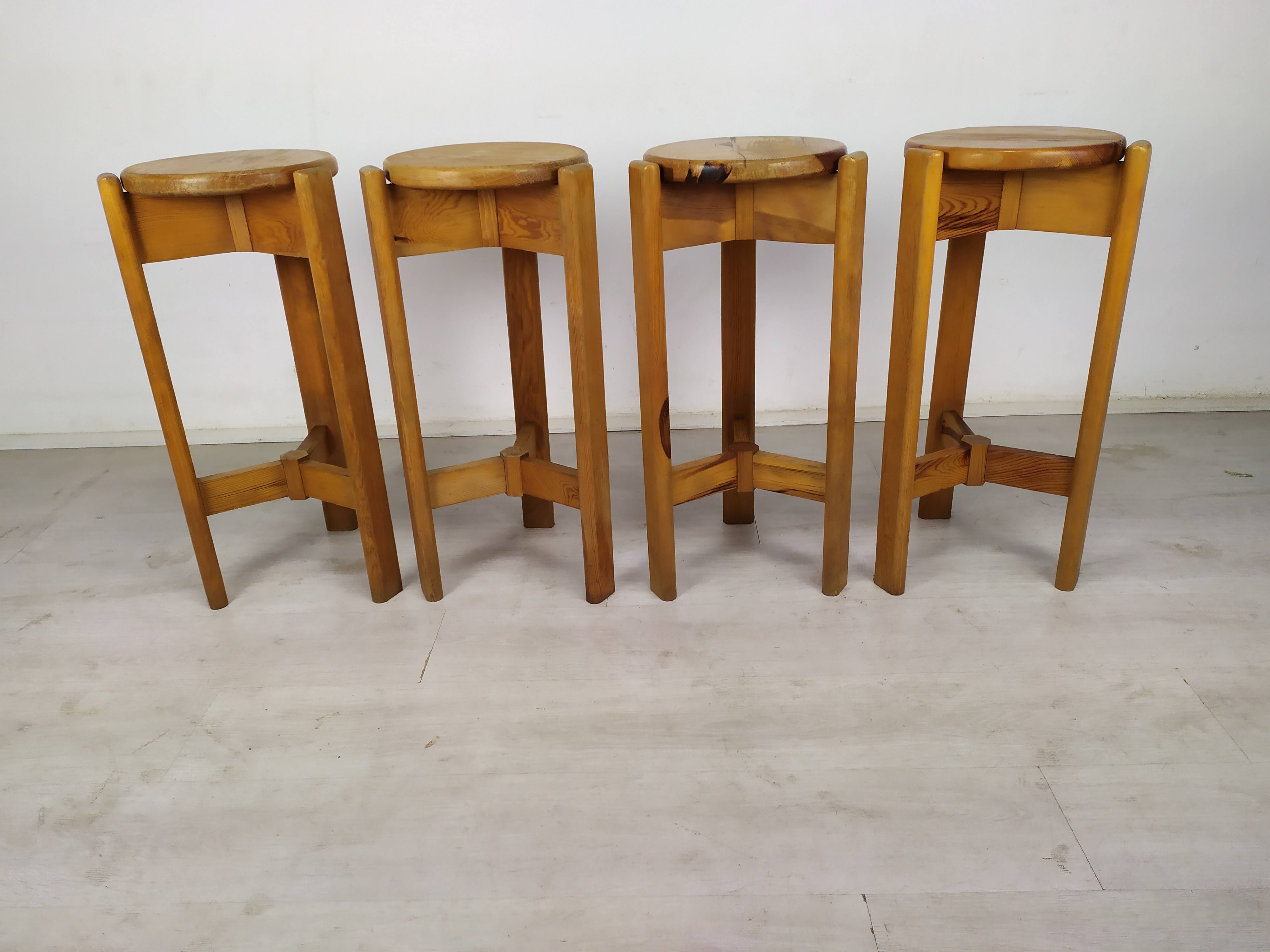 Vintage chalet bar stools