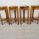 Tabourets de bar vintage chalet