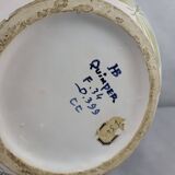 XXL ball vase in Quimper HB earthenware