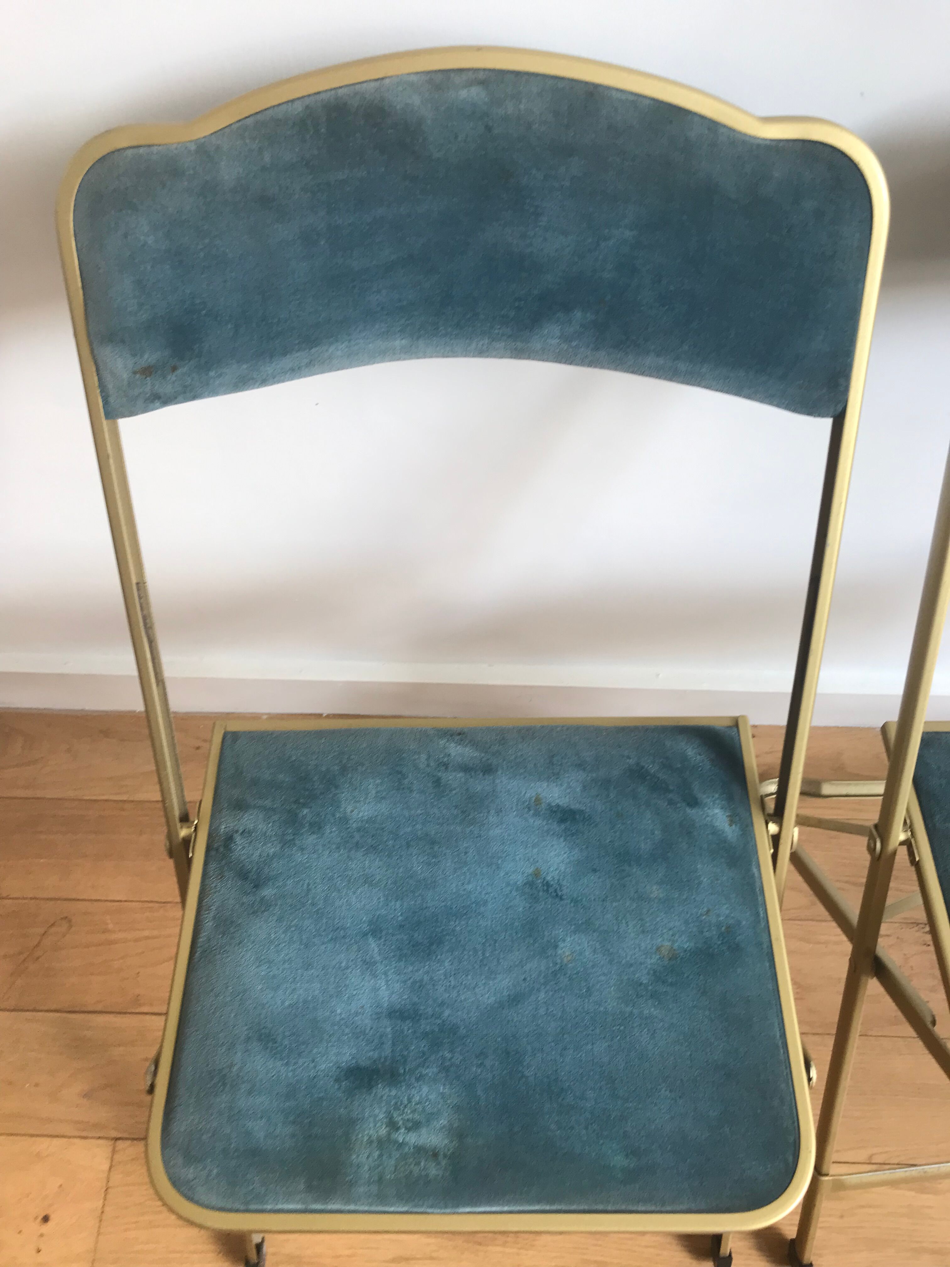 Pair of folding chairs
