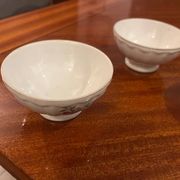 3 petits bols vintage en porcelaine