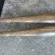 Box of salad cutlery in horn and silver metal