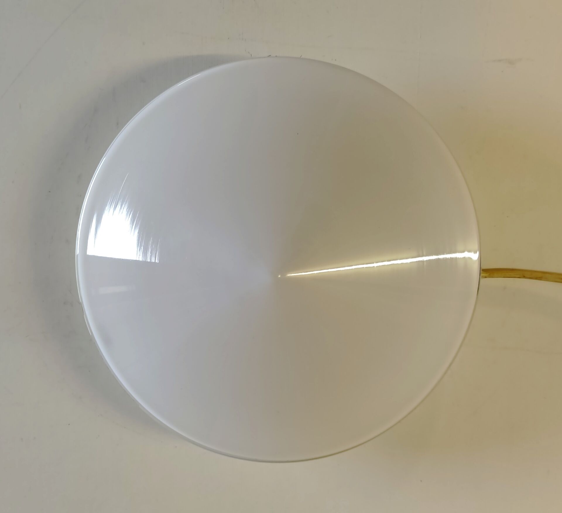 Ceiling light or conical opaline globe wall light - 80s/90s