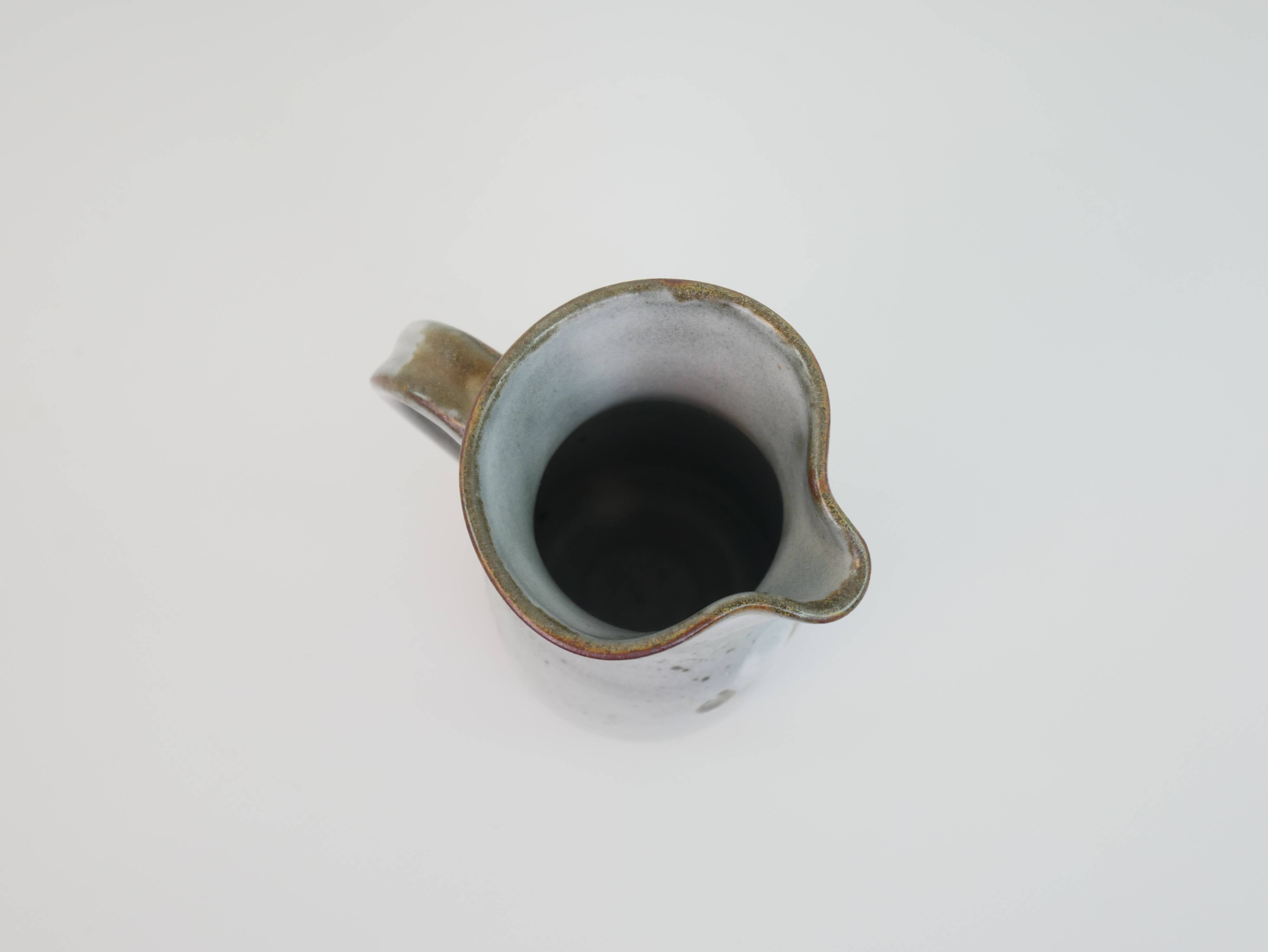 Small pitcher Milk jug Ceramic jug Atelier Thierry and Chantal Robert