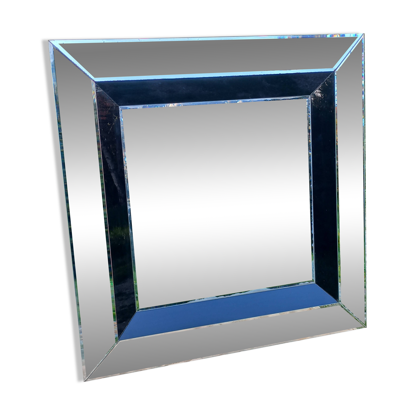 70s/80s design mirror made in Belgium