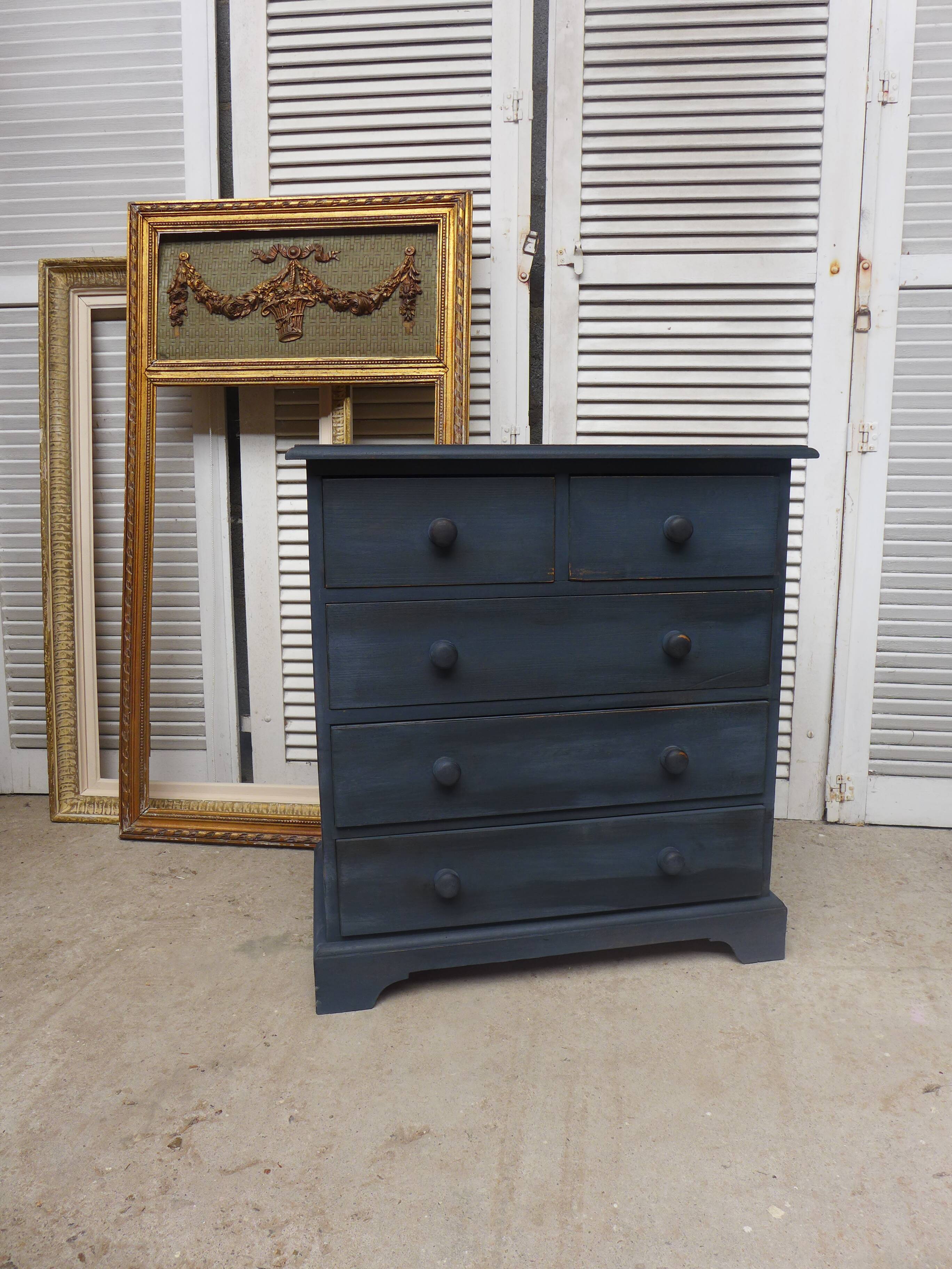 Night blue dresser