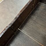 Large English sideboard, dresser, solid oak buffet George II 18th century.