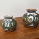 Cactus series round vases in ceramic from the mid-century modern Danish studio Søholm, 1960s, set of 2.