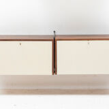 Floating 2-piece wall unit by Nisse Strinning for String, Sweden, 1950s