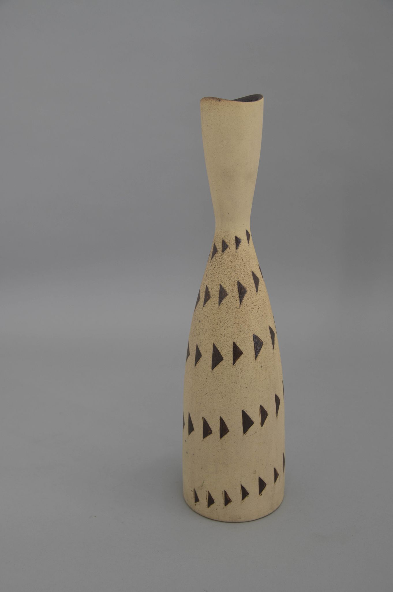 Vase en céramique du milieu du siècle, années 1960