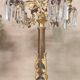 Pair of Important Large Candle Holders with Six Lights in Bronze h.73 cm