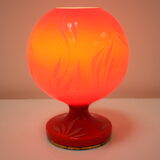 Table lampOsvetlovaci sklo Valasske Mezirici,1970