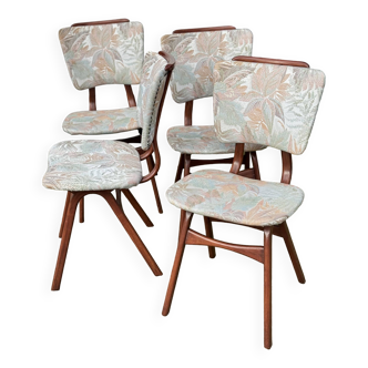 4 Vintage Plynock Dining Chairs