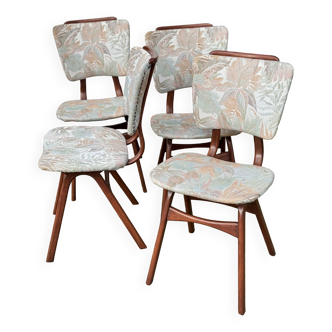 4 chaises de salle à manger vintage Plynock