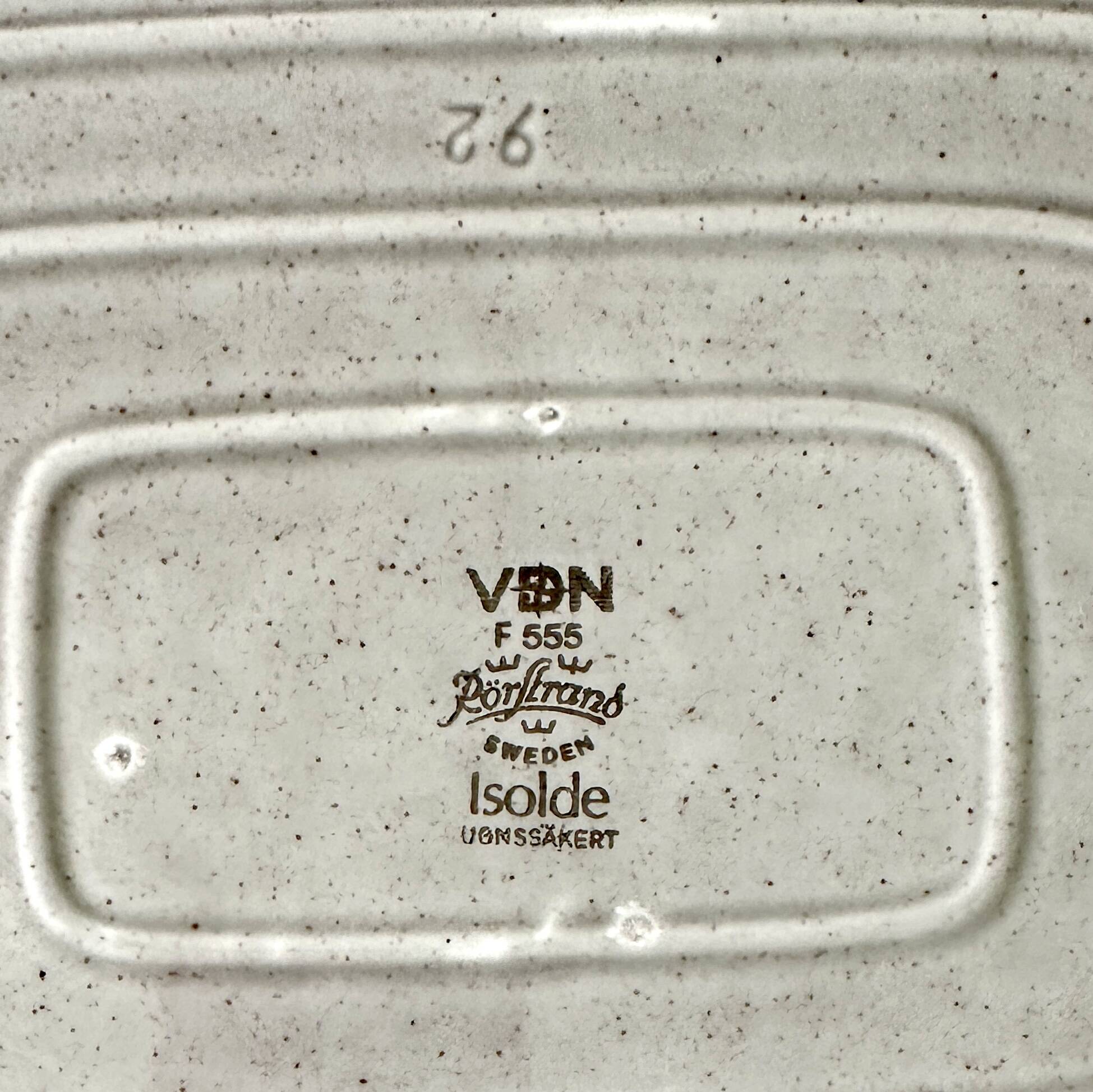 Scandinavian rörstrand dish - isolde model - vintage