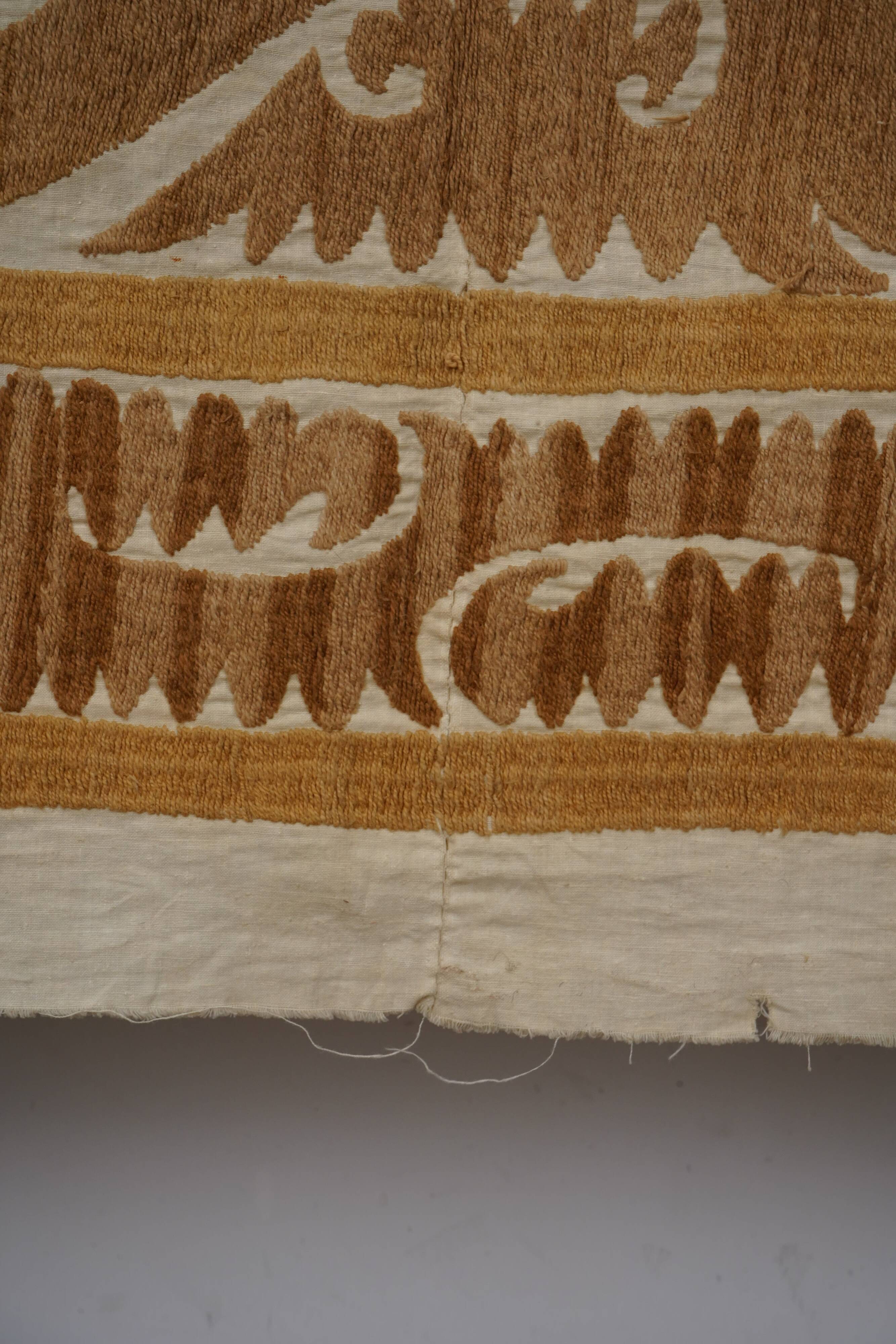 Vintage Turkish hand-knotted rug 127x150 cm