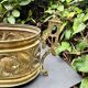 Large Art Deco brass planter